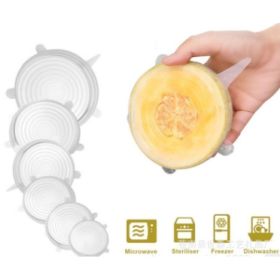 6-piece stretch siliconecover (Option: White-210mm)